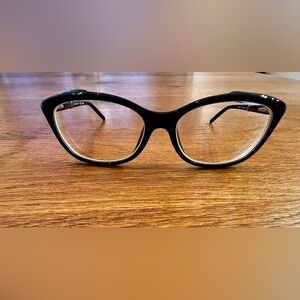 Chloe Glasses CE2640 001 Black With Gold. Cat Eye  53/16-130mm Perfect Cond